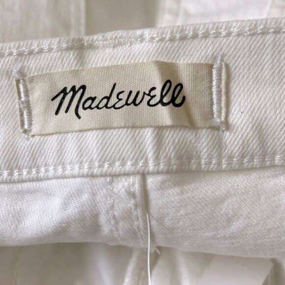 Madewell NWT Perfect Vintage Jeans Size 26 High Rise Tile White - Picture 12 of 14